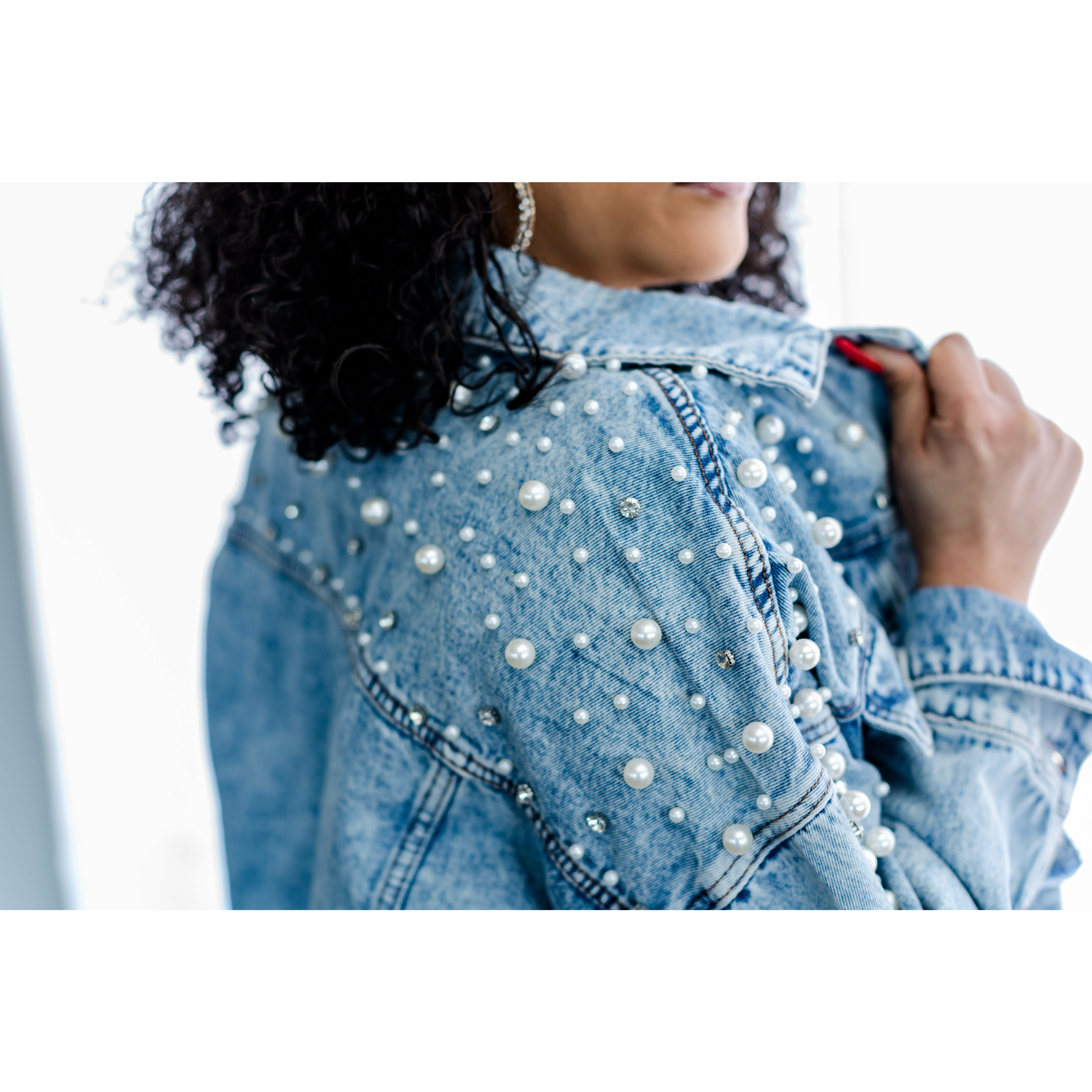 Perla - Pearl Embellished Jacket –